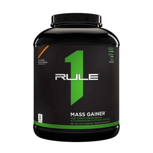 Rule1 R1 Mass Gainer - R1 Mass Gainer (2600 g, Čokoládové arašídové máslo)