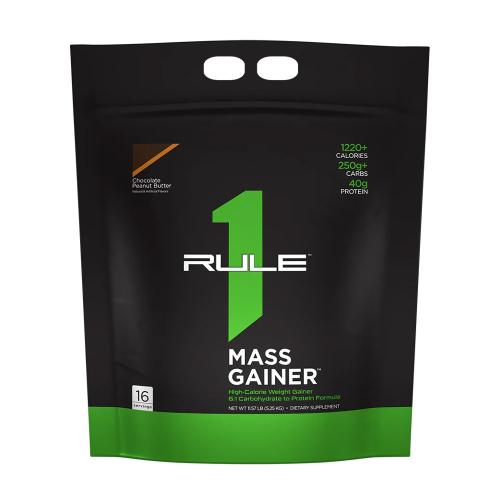 Rule1 R1 Mass Gainer - R1 Mass Gainer (5210 g, Čokoládové arašídové máslo)