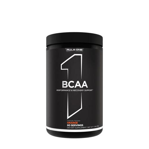 Rule1 Prášek BCAA (510 g, Explodující pomeranč)