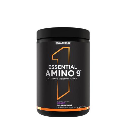 Rule1 Essential Amino 9 Prášek esenciálních aminokyselin  (345 g, Hrozno)