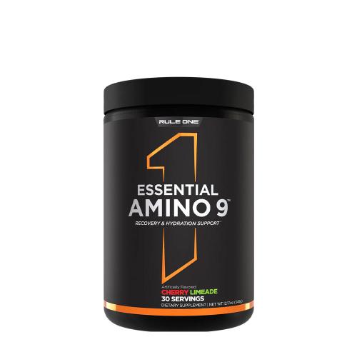 Rule1 Essential Amino 9 Prášek esenciálních aminokyselin  (345 g, Třešňová limonáda)