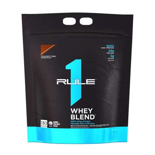 Rule1 Whey Blend Smíšený syrovátkový proteinový prášek  (4550 g, Čokoládový fondán)