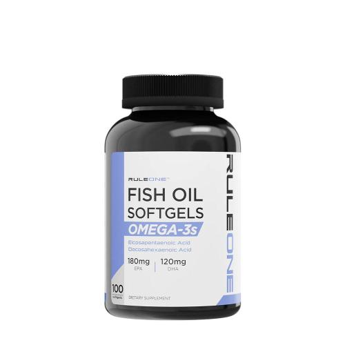 Rule1 Fish Oil - Omega-3  (100 Měkká kapsla)