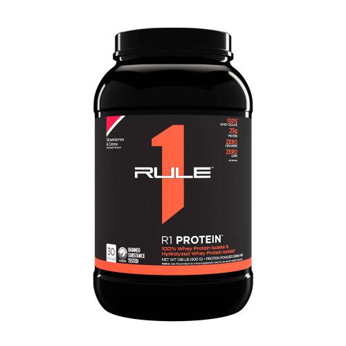 Rule1 R1 Protein - R1 Protein (900 g, Jahody a smetana)