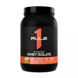 Rule1 R1 Protein Whey Isolate (900 g, Vanilkový koláč)