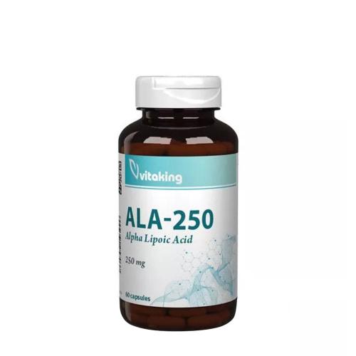 Vitaking ALA-250 Alpha Lipoic Acid 250 mg (60 Kapsla)