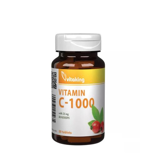 Vitaking Vitamin C 1000 mg with Rosehip (30 Tableta)