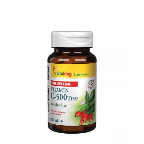 Vitaking Vitamin C-500 Time Release with Rosehips (100 Tableta)