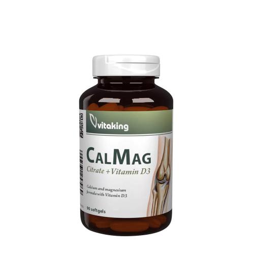 Vitaking CalMag Citrate +Vitamin D3 (90 Měkká kapsla)