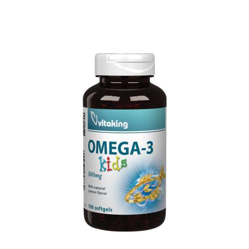 Vitaking Omega-3 kids 500 mg (100 Měkká kapsla)