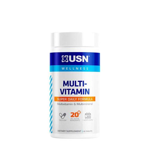 USN Základní vitamínový a minerální multivitamin (60 Tableta)