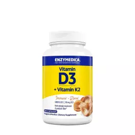 Enzymedica Vitamin D3 + Vitamin K2 (60 Kapsla)