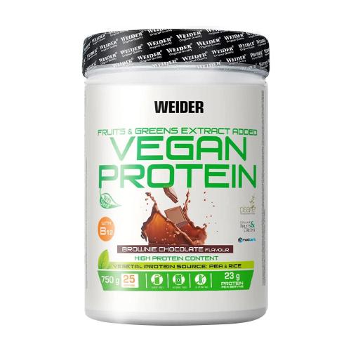 Weider Veganské bílkoviny  (750 g, Čokoládový brownie)