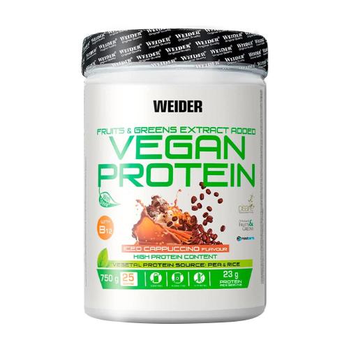 Weider Veganské bílkoviny  (750 g, Ledové cappuccino)