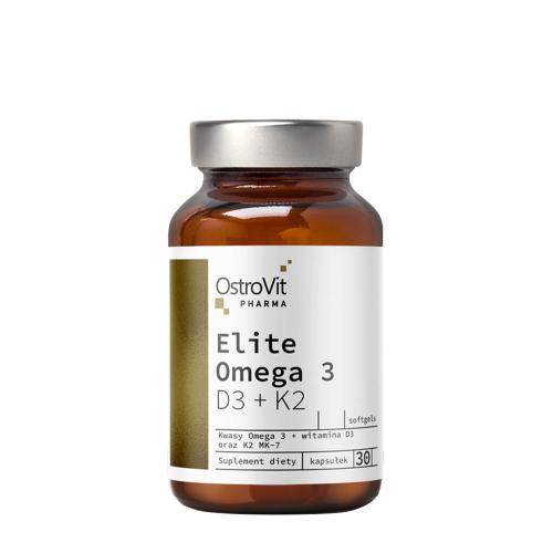 OstroVit Pharma Elite Omega 3 D3 + K2  (30 Kapsla)