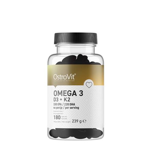 OstroVit Omega 3 D3+K2  (180 Kapsla)