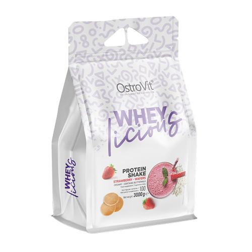 OstroVit WHEYlicious  (3 kg, Jahodové Oplatky)