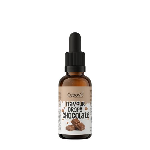 OstroVit Kapky s příchutí - Flavour Drops (30 ml, Čokoláda)