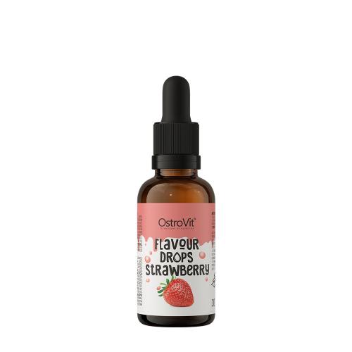 OstroVit Kapky s příchutí - Flavour Drops (30 ml, Jahoda)