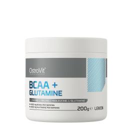 OstroVit BCAA + glutamin - BCAA + Glutamine (200 g, Citron)