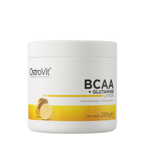 OstroVit BCAA + glutamin - BCAA + Glutamine (200 g, Citron)