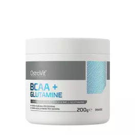  OstroVit BCAA + glutamin - BCAA + Glutamine (200 g, Pomeranč)