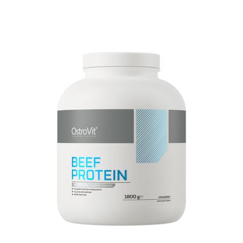 OstroVit Hovězí bílkoviny - Beef Protein (1800 g, Jahoda)