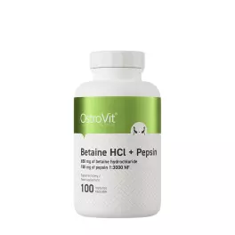   OstroVit Betain HCL + pepsin - Betaine HCL + Pepsin (100 Kapsla)