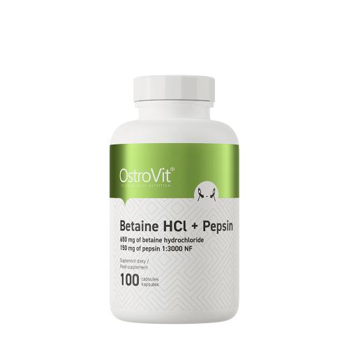 OstroVit Betain HCL + pepsin - Betaine HCL + Pepsin (100 Kapsla)