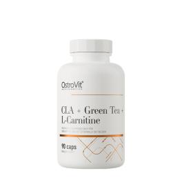   OstroVit CLA + zelený čaj + L-karnitin - CLA + Green Tea + L-Carnitine (90 Kapsla)