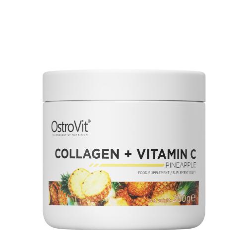 OstroVit Kolagen + vitamin C - Collagen + Vitamin C (200 g, Ananas)