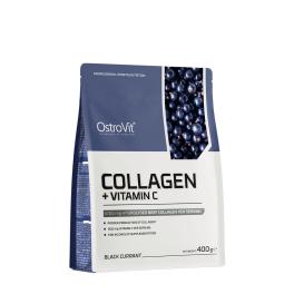   OstroVit Kolagen + vitamin C - Collagen + Vitamin C (400 g, Černý rybíz)