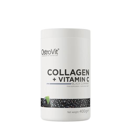 OstroVit Kolagen + vitamin C - Collagen + Vitamin C (400 g, Černý rybíz)