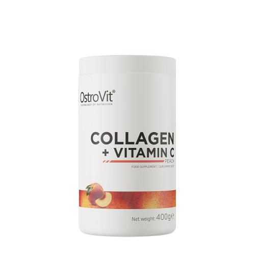 OstroVit Kolagen + vitamin C - Collagen + Vitamin C (400 g, Broskev)