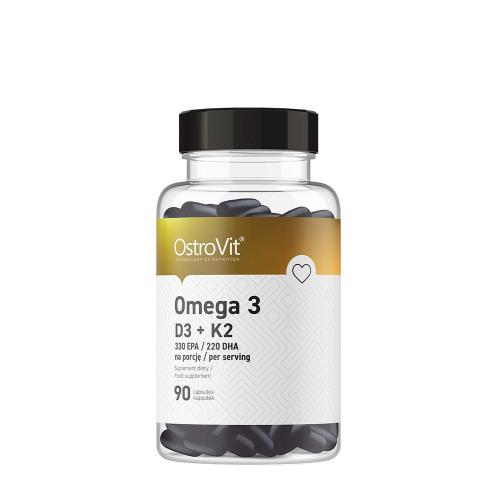 OstroVit Omega 3 D3 + K2 - Omega 3 D3 + K2 (90 Kapsla)