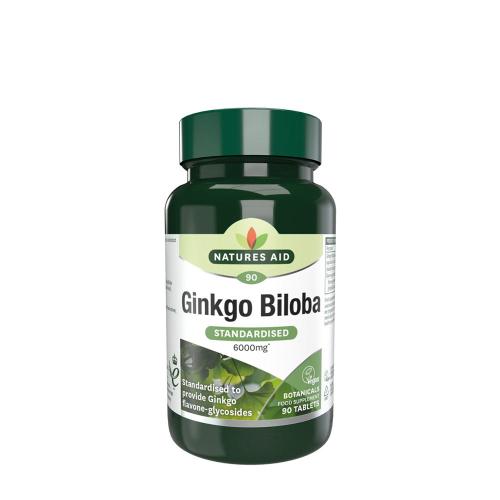 Natures Aid Ginkgo Biloba standardizovaný 120 mg  (90 Tableta)