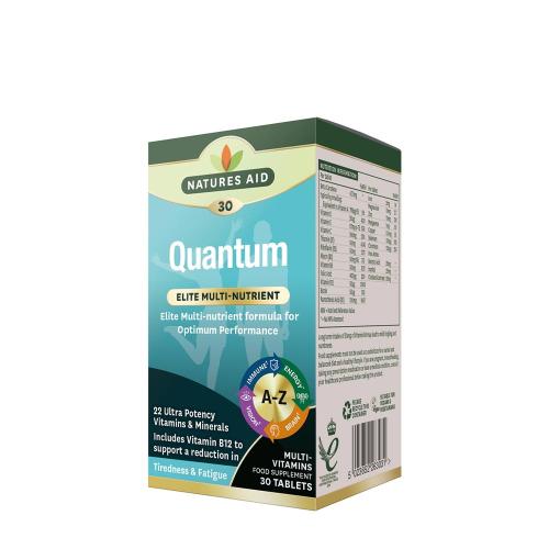 Natures Aid Quantum Multi-Vitamins & Minerals  (30 Tableta)