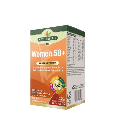 Natures Aid Multi-vitamíny a minerály pro ženy 50+ (30 Kapsla)