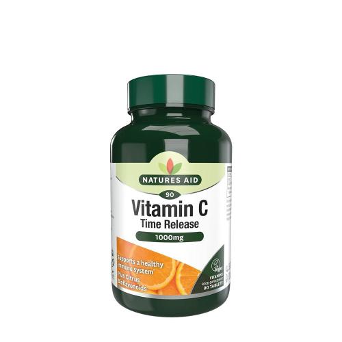 Natures Aid Vitamin C 1000 mg s časovým uvolňováním - Vitamin C 1000mg Time Release (90 Tableta)