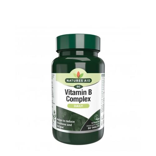 Natures Aid Komplex vitamínů B - Vitamin B Complex (90 Tableta)