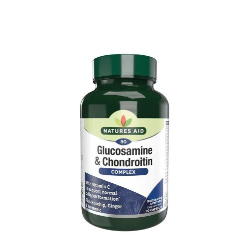 Natures Aid Glukosamín a chondroitín komplex - Glucosamine & Chondroitin Complex (90 Kapsla)