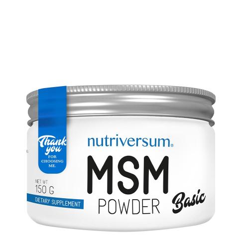 Nutriversum MSM prášek - BASIC (150 g, Bez příchutě)