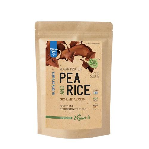 Nutriversum Veganský protein z hrachu a rýže - VEGAN (500 g, Čokoláda)