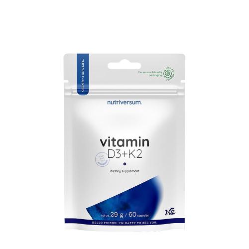 Nutriversum D3 + vitamín K2  (60 Kapsla)