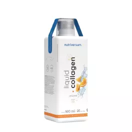   Nutriversum Tekutý kolagen 10.000 mg bez cukru  - Liquid Collagen 10.000 Mg Sugar Free  (500 ml, Pomeranč)