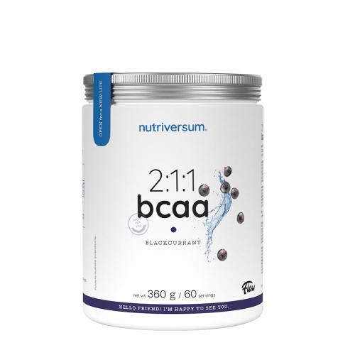 Nutriversum 2:1:1 BCAA - PRŮTOK - 2:1:1 BCAA - FLOW (360 g, Černý rybíz)