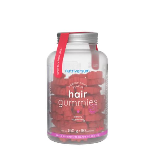 Nutriversum Hair Gummies - Ženy  - Hair Gummies - WOMEN  (60 Gumový cukr, Lesní ovoce)