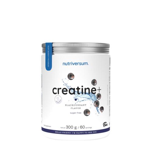 Nutriversum Kreatin+ - Creatine+ (300 g, Černý rybíz)