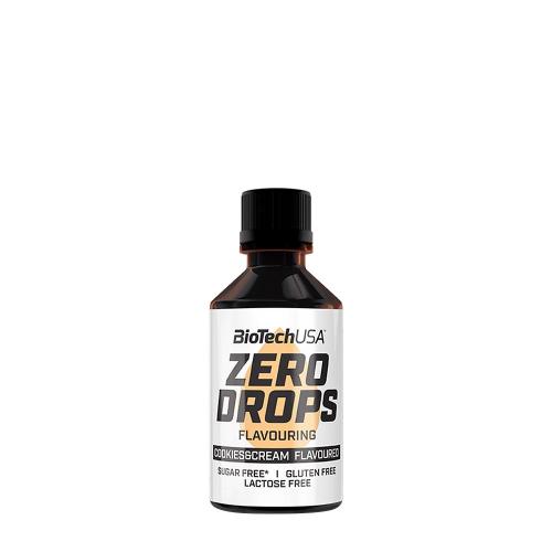 BioTechUSA Zero Drops  (50 ml, Čokoládové sušenky a krém)