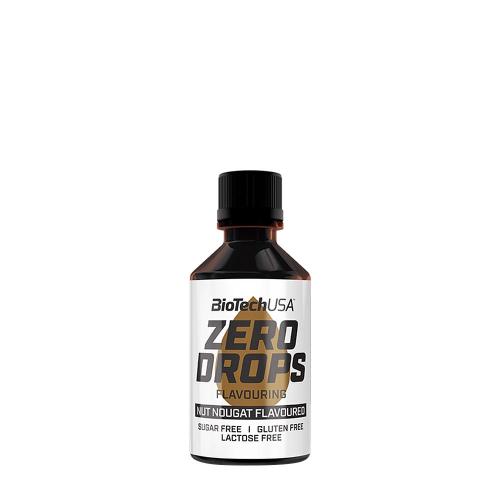 BioTechUSA Zero Drops  (50 ml, Ořechový nugát)